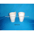 White Porcelain 4.7" French Fries Cup